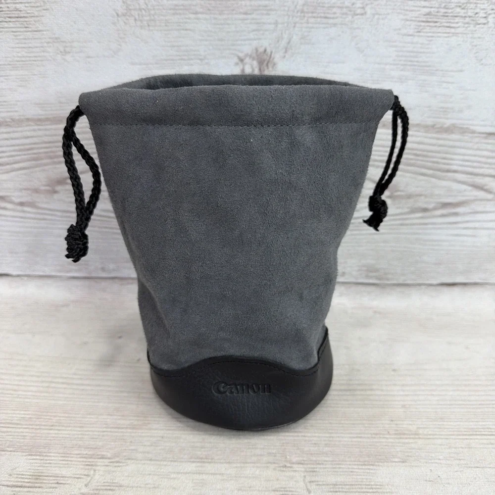 Genuine Canon LP1219 Lens Soft Pouch Drawstring Case Lens Protection Excellent